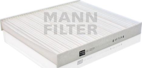 Mann-Filter CU 2227/1 - Фільтр, повітря у внутрішній простір autozip.com.ua