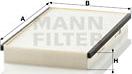 Mann-Filter CU 2746 - Фільтр, повітря у внутрішній простір autozip.com.ua