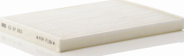 Mann-Filter CU 27 003 - Фільтр, повітря у внутрішній простір autozip.com.ua