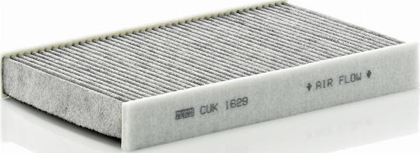 Mann-Filter CUK 1629 - Фільтр, повітря у внутрішній простір autozip.com.ua