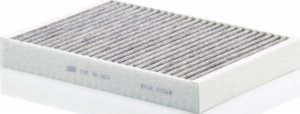 Mann-Filter CUK 34 003 - Фільтр, повітря у внутрішній простір autozip.com.ua