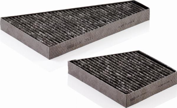 Mann-Filter CUK 35 000-2 - Фільтр, повітря у внутрішній простір autozip.com.ua