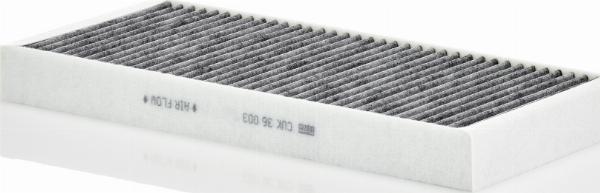 Mann-Filter CUK 36 003 - Фільтр, повітря у внутрішній простір autozip.com.ua