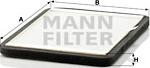Mann-Filter CUK 2424 - Фільтр, повітря у внутрішній простір autozip.com.ua