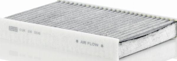 Mann-Filter CUK 26 006 - Фільтр, повітря у внутрішній простір autozip.com.ua
