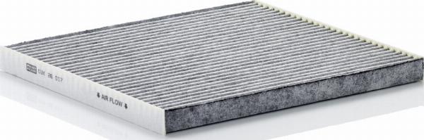 Mann-Filter CUK 26 017 - Фільтр, повітря у внутрішній простір autozip.com.ua