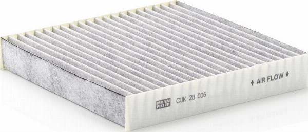 Mann-Filter CUK 20 006 - Фільтр, повітря у внутрішній простір autozip.com.ua