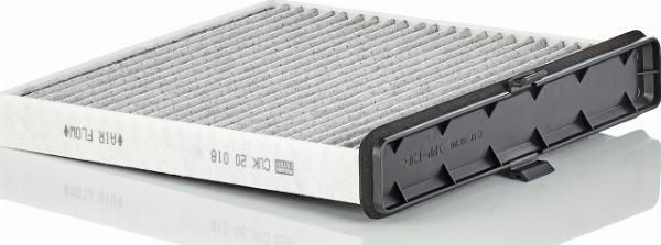 Mann-Filter CUK 20 018 - Фільтр, повітря у внутрішній простір autozip.com.ua