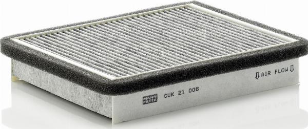Mann-Filter CUK 21 006 - Фільтр, повітря у внутрішній простір autozip.com.ua