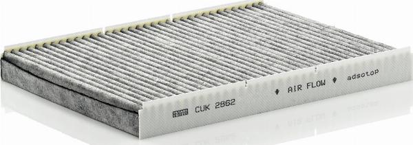 Mann-Filter CUK 2862 - Фільтр, повітря у внутрішній простір autozip.com.ua