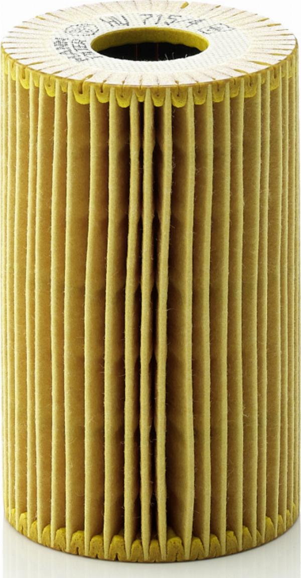 Mann-Filter HU 715/4 x - Масляний фільтр autozip.com.ua