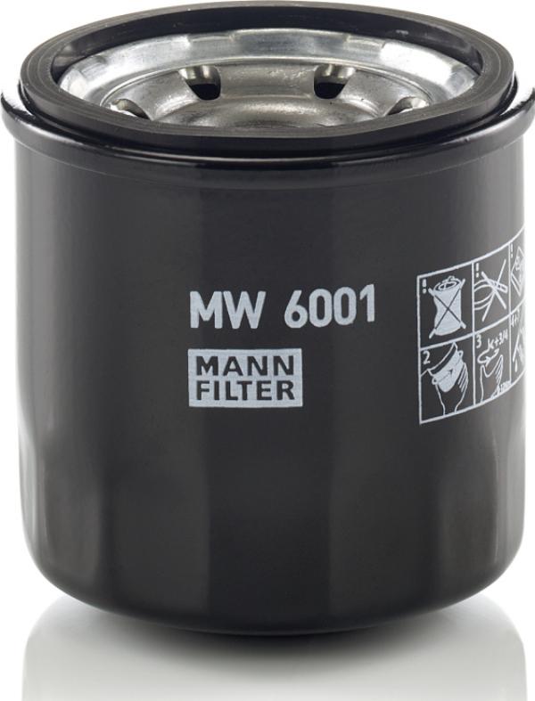 Mann-Filter MW 6001 - Масляний фільтр autozip.com.ua