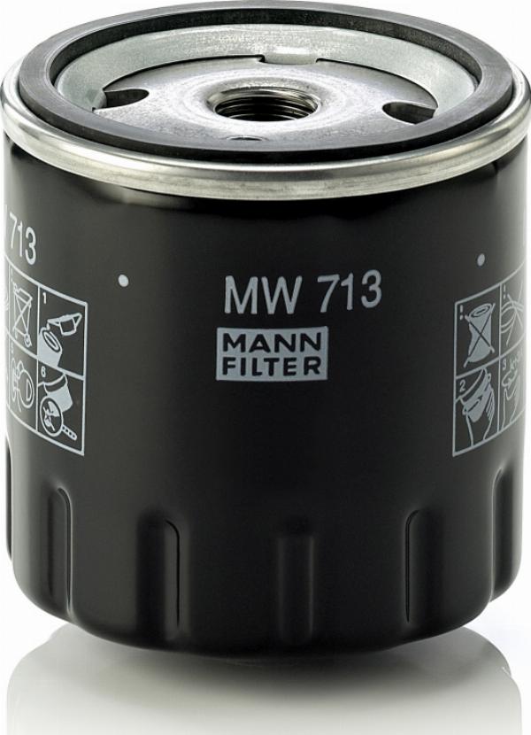 Mann-Filter MW 713 - Масляний фільтр autozip.com.ua