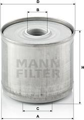 Mann-Filter P 917/1 x - Паливний фільтр autozip.com.ua