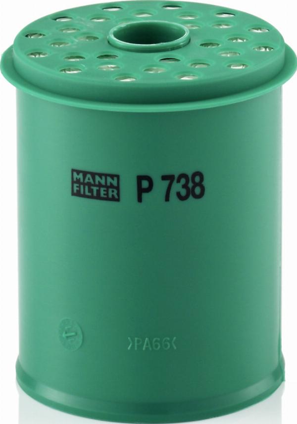 Mann-Filter P 738 x - Паливний фільтр autozip.com.ua