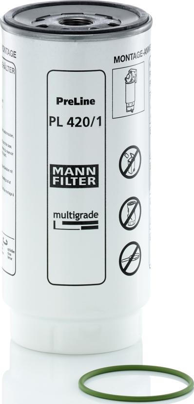 Mann-Filter PL 420/1 x - Паливний фільтр autozip.com.ua