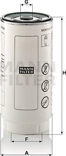 Mann-Filter PL 420/7 x - Паливний фільтр autozip.com.ua