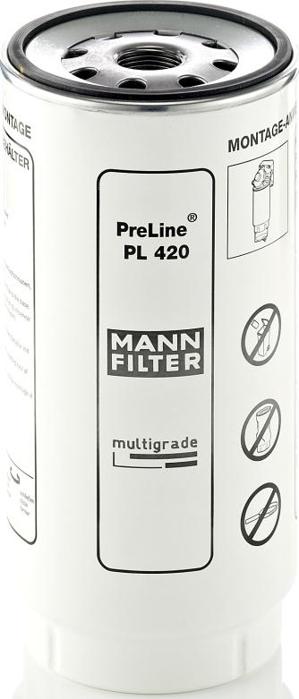 Mann-Filter PL 420 x - Паливний фільтр autozip.com.ua