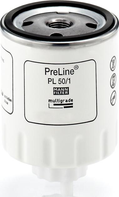 Mann-Filter PL 50/1 - Паливний фільтр autozip.com.ua