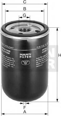 Mann-Filter WK 723/3 - Паливний фільтр autozip.com.ua