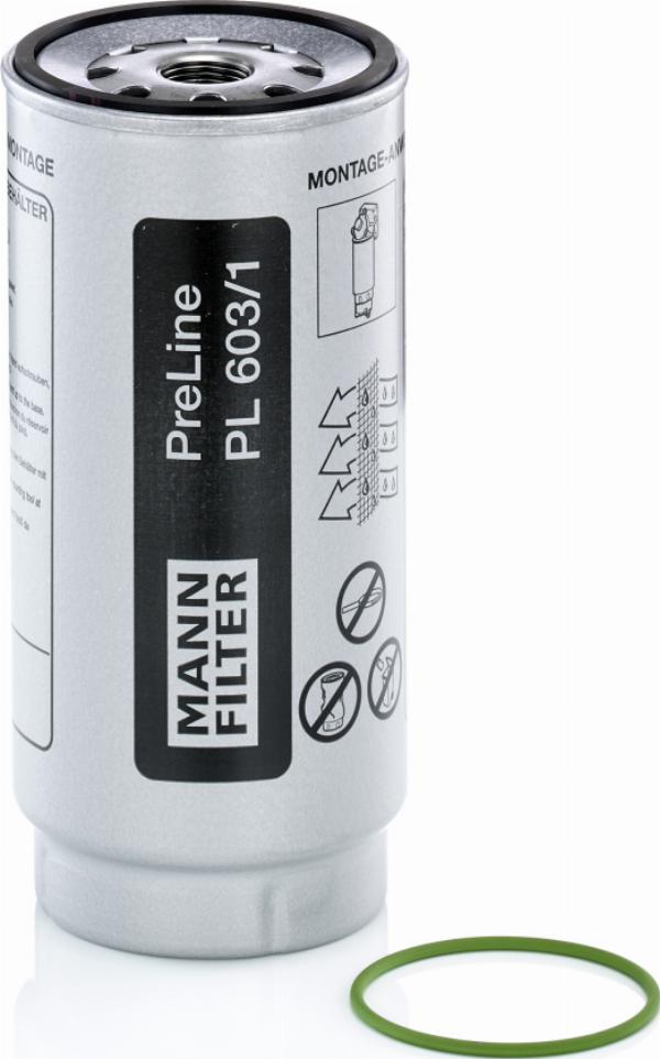 Mann-Filter PL 603/1 x - Паливний фільтр autozip.com.ua