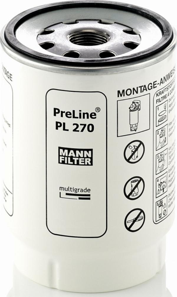 Mann-Filter PL 270 x - Паливний фільтр autozip.com.ua