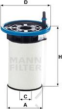 Mann-Filter PU 7005 - Паливний фільтр autozip.com.ua