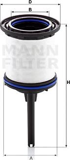 Mann-Filter PU 7008 z KIT - Паливний фільтр autozip.com.ua