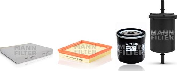 Mann-Filter SP 1 1070-4 - Комплект фільтра autozip.com.ua
