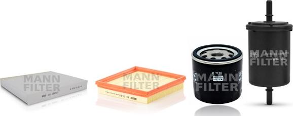Mann-Filter SP 1 1070-4 - Комплект фільтра autozip.com.ua