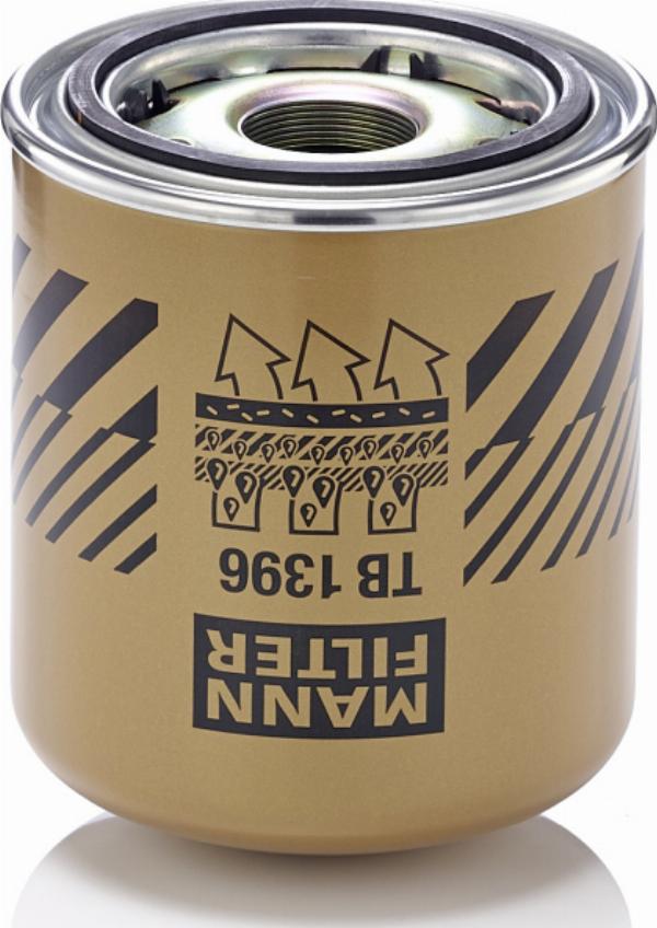Mann-Filter TB 1396 x - Патрон осушувача повітря, пневматична система autozip.com.ua