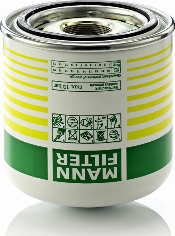Mann-Filter TB 1364 x - Патрон осушувача повітря, пневматична система autozip.com.ua