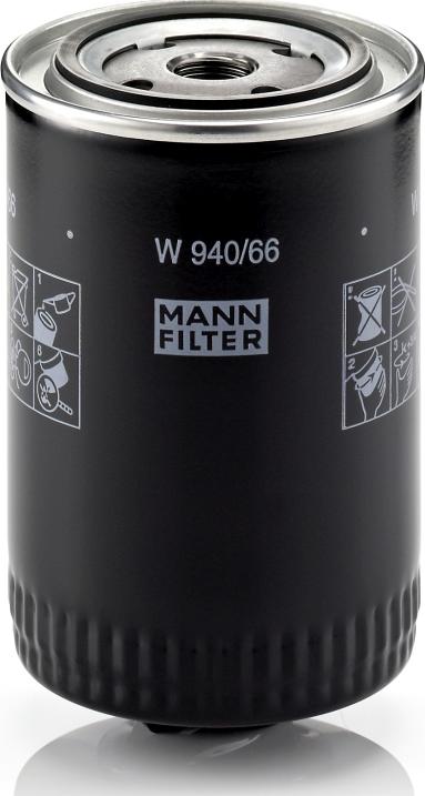Mann-Filter W 940/66 - Масляний фільтр autozip.com.ua