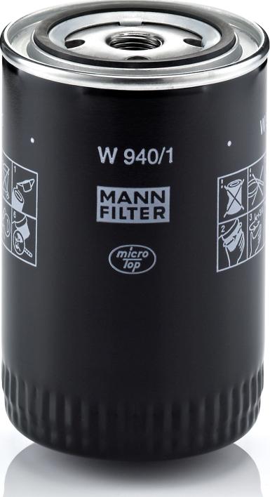 Mann-Filter W 940/1 - Масляний фільтр autozip.com.ua