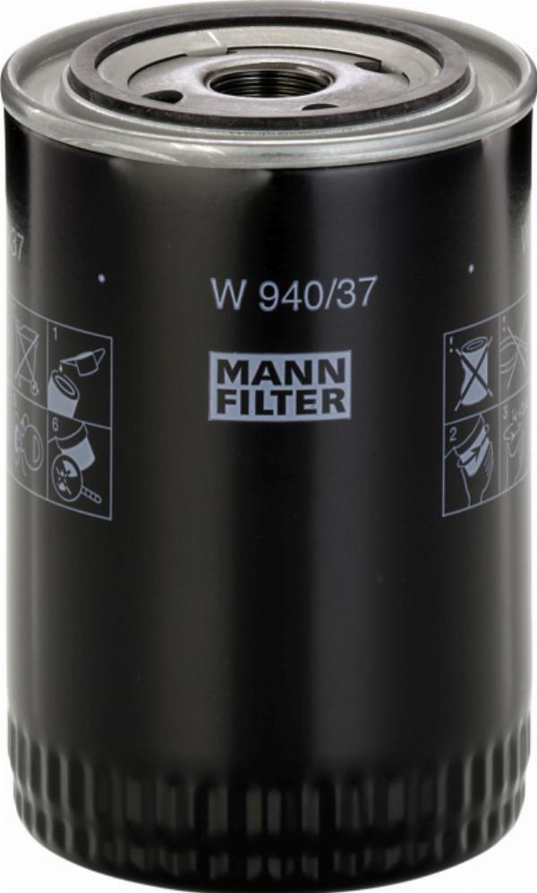 Mann-Filter W 940/37 - Масляний фільтр autozip.com.ua