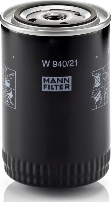 Mann-Filter W 940/21 - Масляний фільтр autozip.com.ua