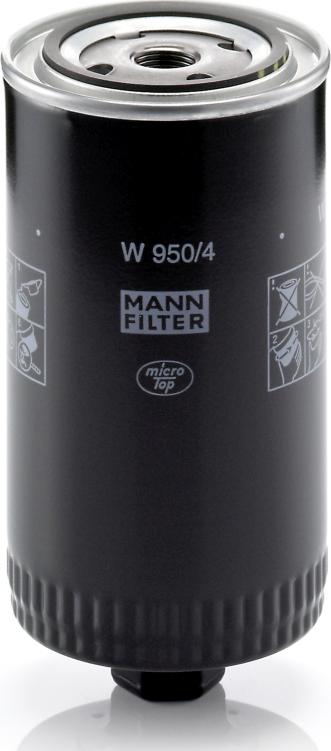 Mann-Filter W 950/4 - Масляний фільтр autozip.com.ua