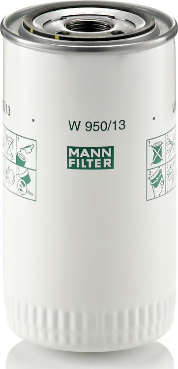 Mann-Filter W 950/13 - Масляний фільтр autozip.com.ua