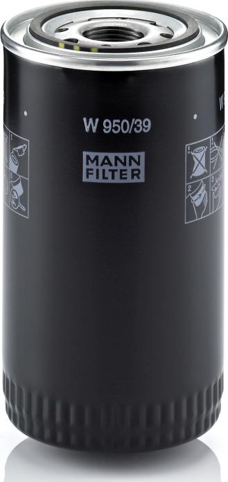 Mann-Filter W 950/39 - Масляний фільтр autozip.com.ua