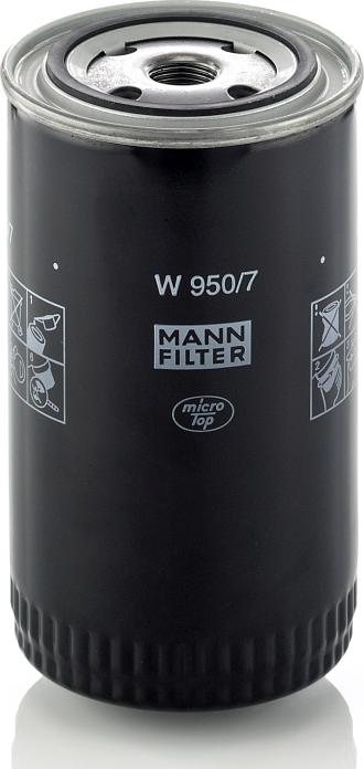 Mann-Filter W 950/7 - Масляний фільтр autozip.com.ua