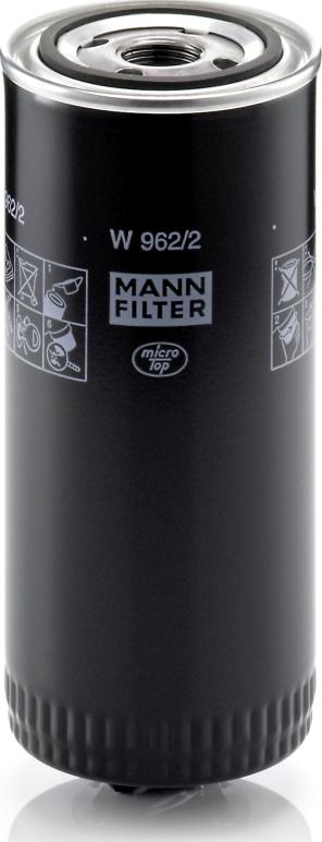 Mann-Filter W 962/2 - Масляний фільтр autozip.com.ua