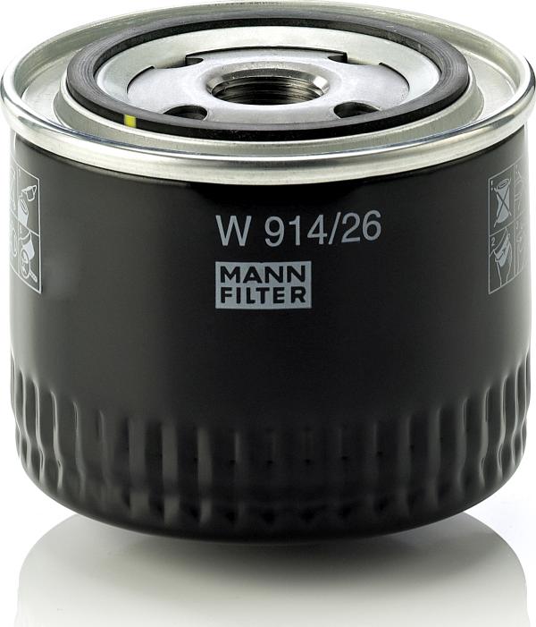 Mann-Filter W 914/26 - Масляний фільтр autozip.com.ua