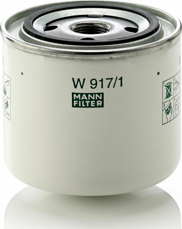 Mann-Filter W 917/1 - Масляний фільтр autozip.com.ua