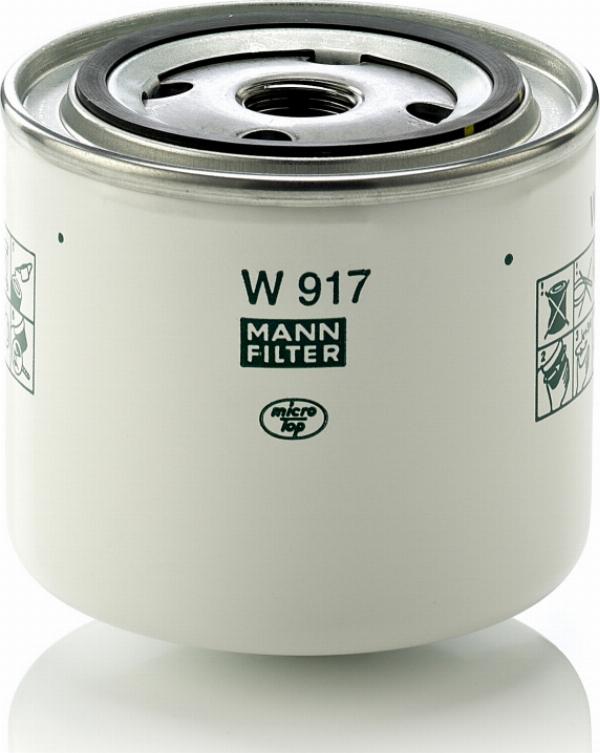 Mann-Filter W 917 - Масляний фільтр autozip.com.ua
