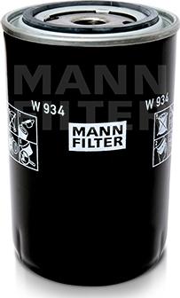 Mann-Filter W 934 - Масляний фільтр autozip.com.ua