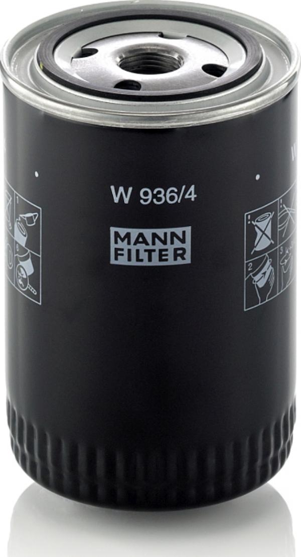 Mann-Filter W 936/4 - Масляний фільтр autozip.com.ua