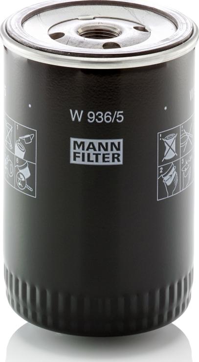 Mann-Filter W 936/5 - Масляний фільтр autozip.com.ua