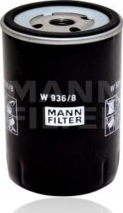 Mann-Filter W 936/8 - Масляний фільтр autozip.com.ua