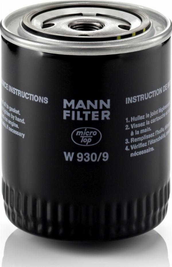 Mann-Filter W 930/9 - Масляний фільтр autozip.com.ua