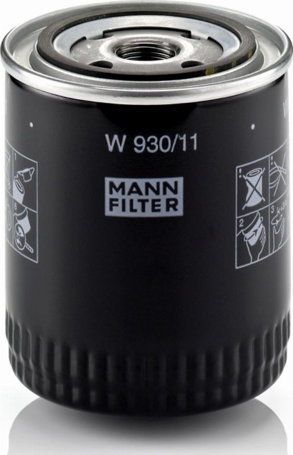 Mann-Filter W 930/11 - Масляний фільтр autozip.com.ua
